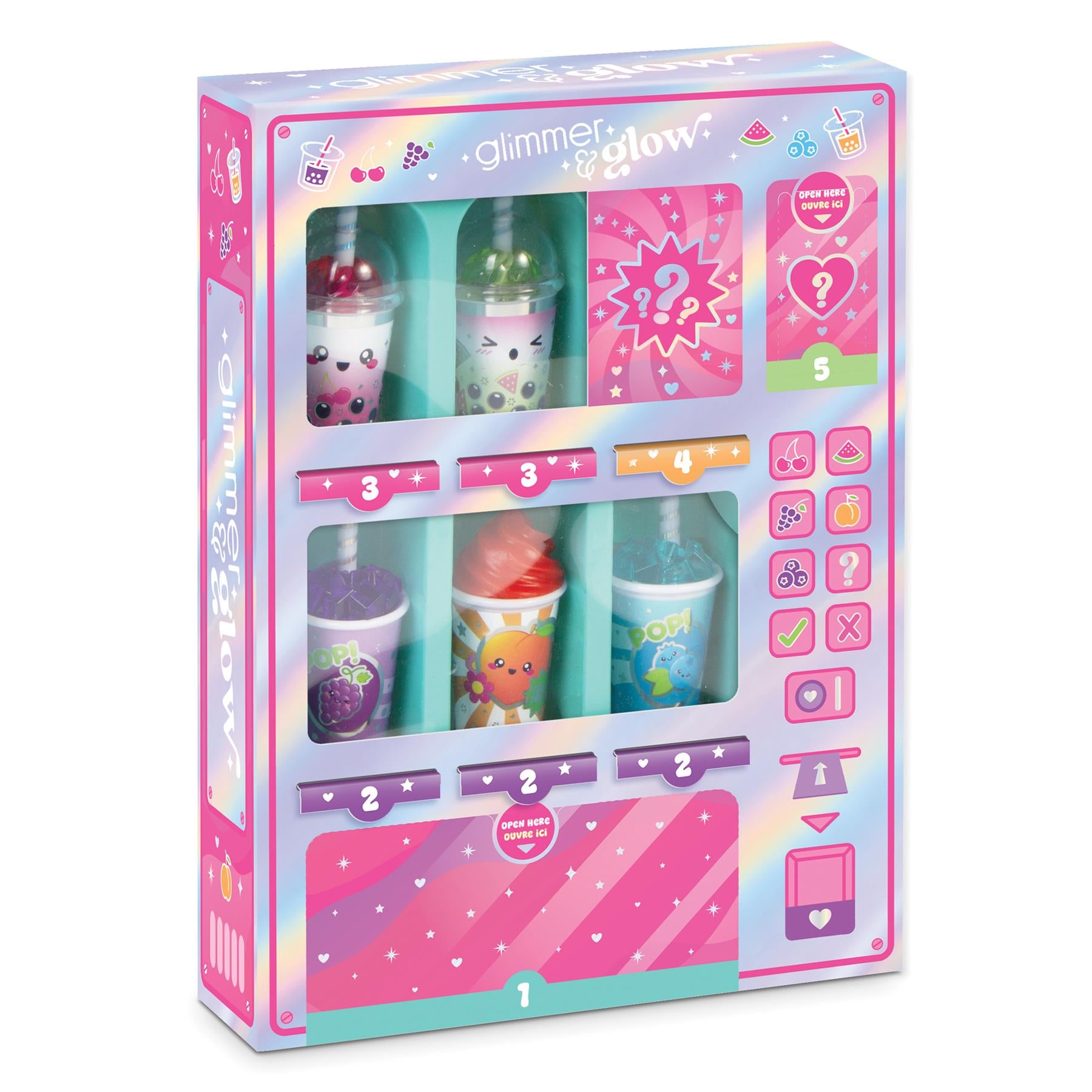 Make It Real Glimmer & Glow Fruity Beauty Cosmetics Vending Machine