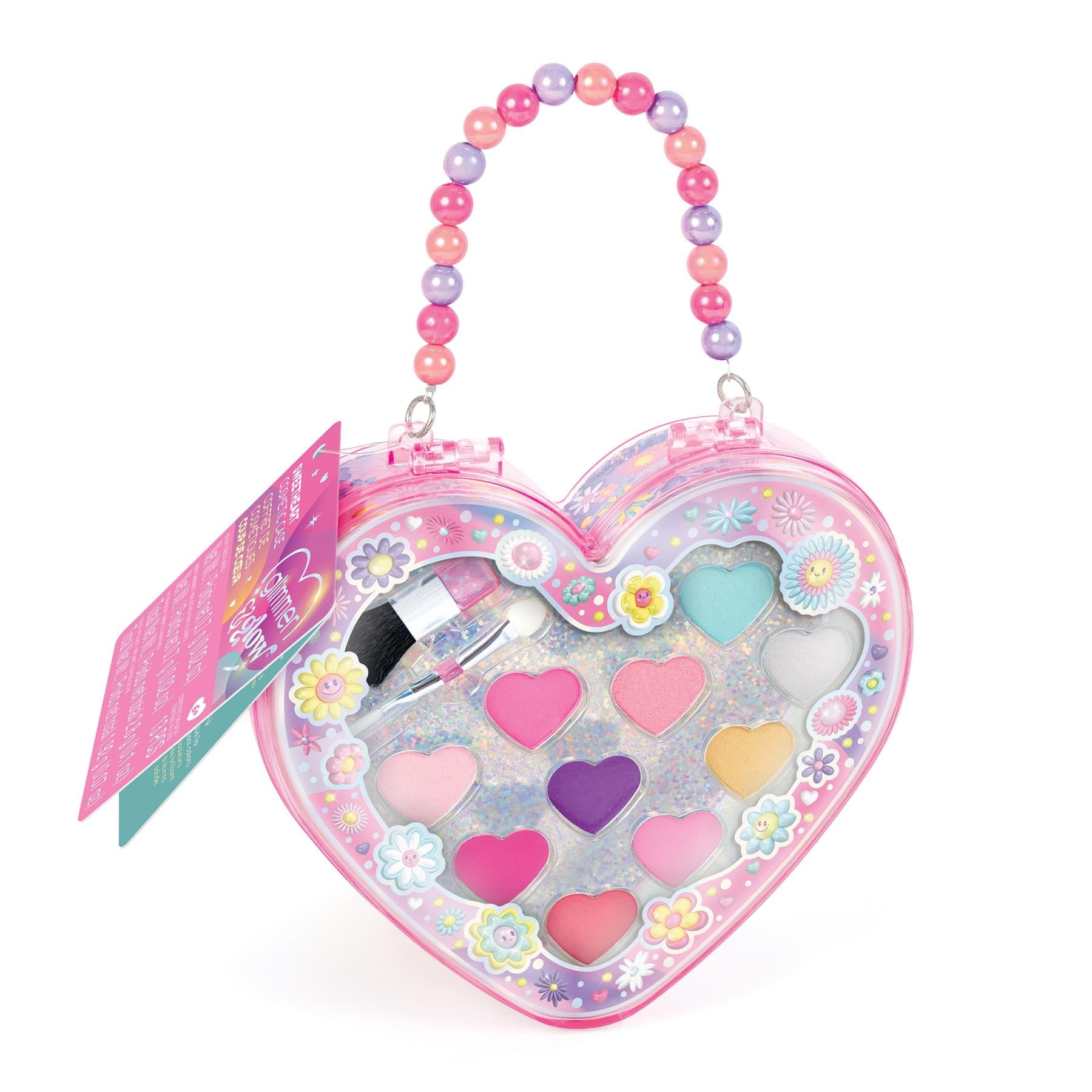 Make It Real Glimmer & Glow Sweetheart Cosmetic Case