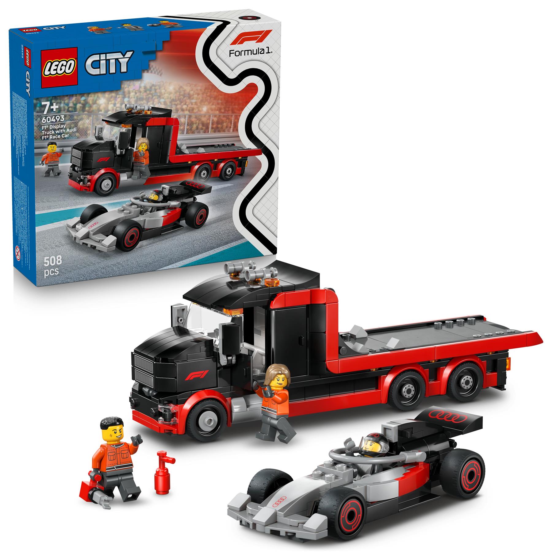 LEGO F1 Display Truck with Audi F1 Race Car 60493