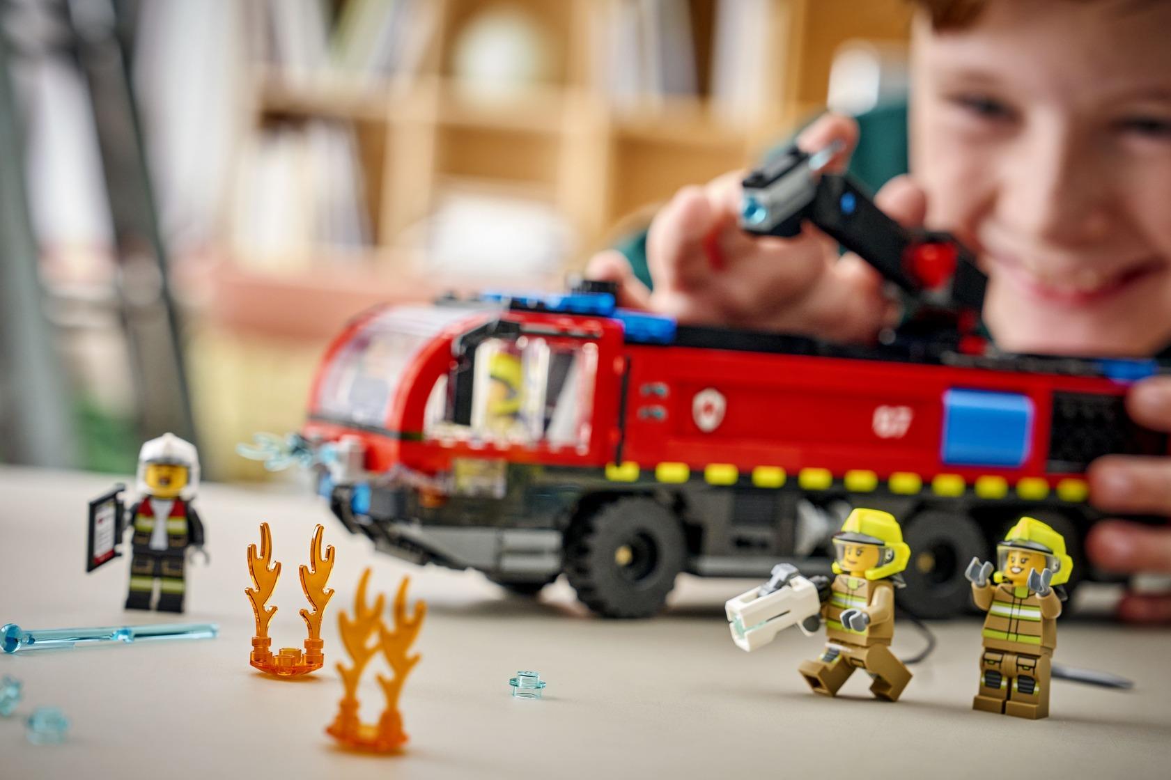 LEGO City Airport Fire Engine Truck Toy 60499