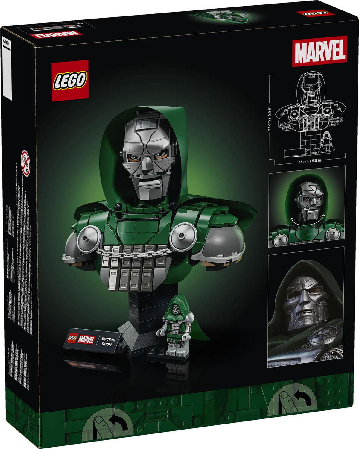 LEGO Heroes Doctor Doom Bust 76345