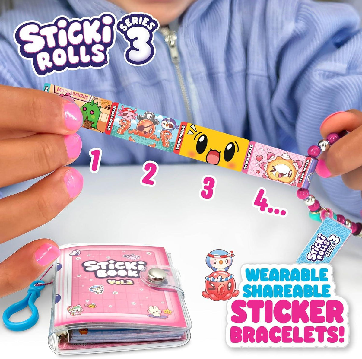 Sticki Rolls Sticki Book Series 3
