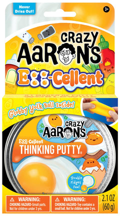Crazy Aaron's Thinking Putty 3.5-Inch - Egg-cellent