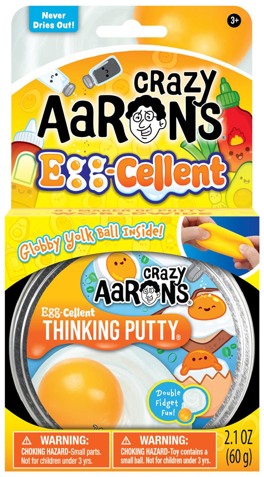 Crazy Aaron's Thinking Putty 3.5-Inch - Egg-cellent