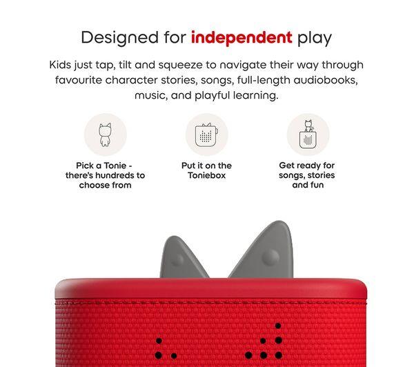 Toniebox 2 Starter Set With Creative Tonie Rubie - Sunset Red