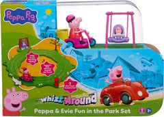 Peppa Pig Whizz Around Peppa & Evie Fun in the Park Playset