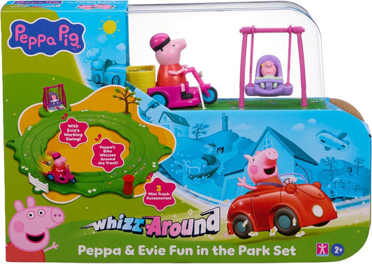Peppa Pig Whizz Around Peppa & Evie Fun in the Park Playset
