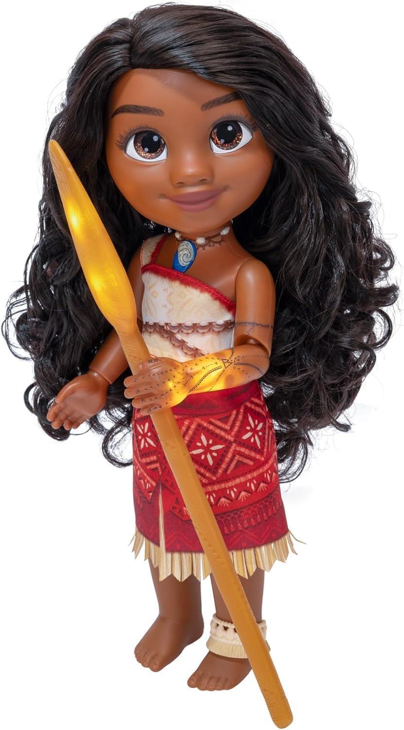 Disney Moana 2 Singing Doll with Light- Up Oar - Moana