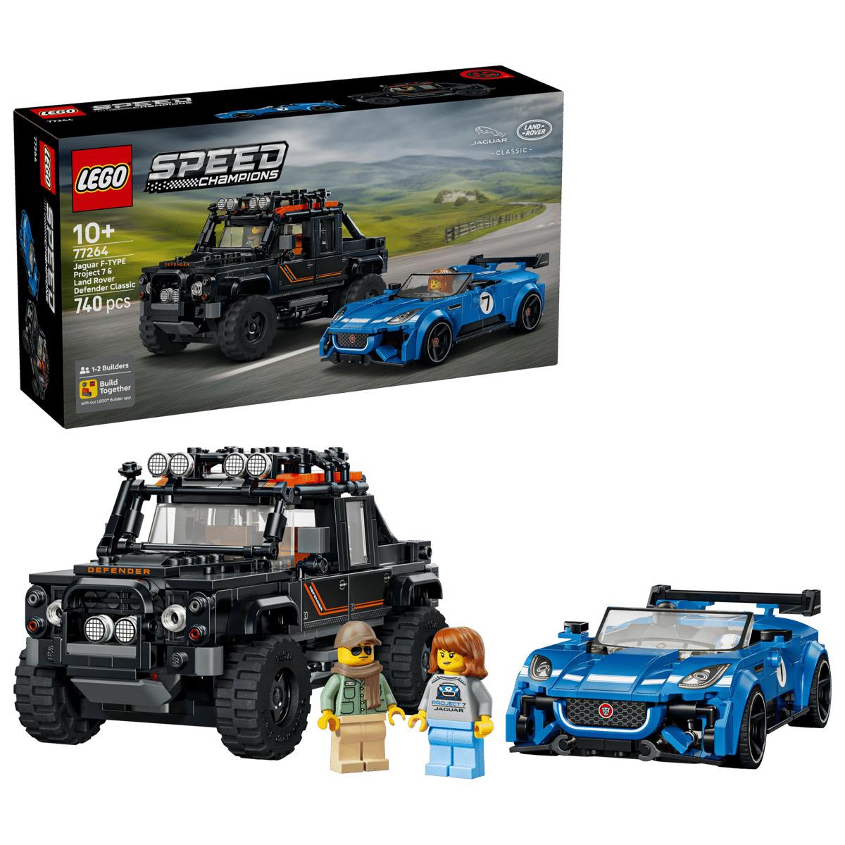 LEGO Speed Champions Jaguar Project 7 & Land Rover Defender 77264