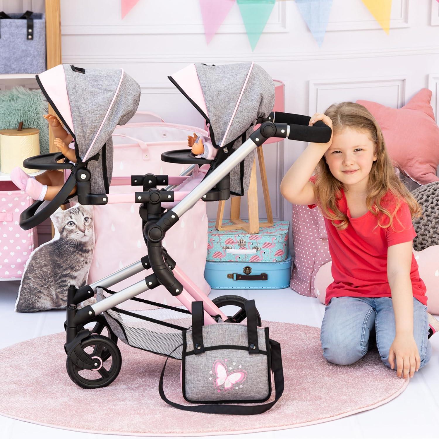 Bayer Neo Twin Doll Pram