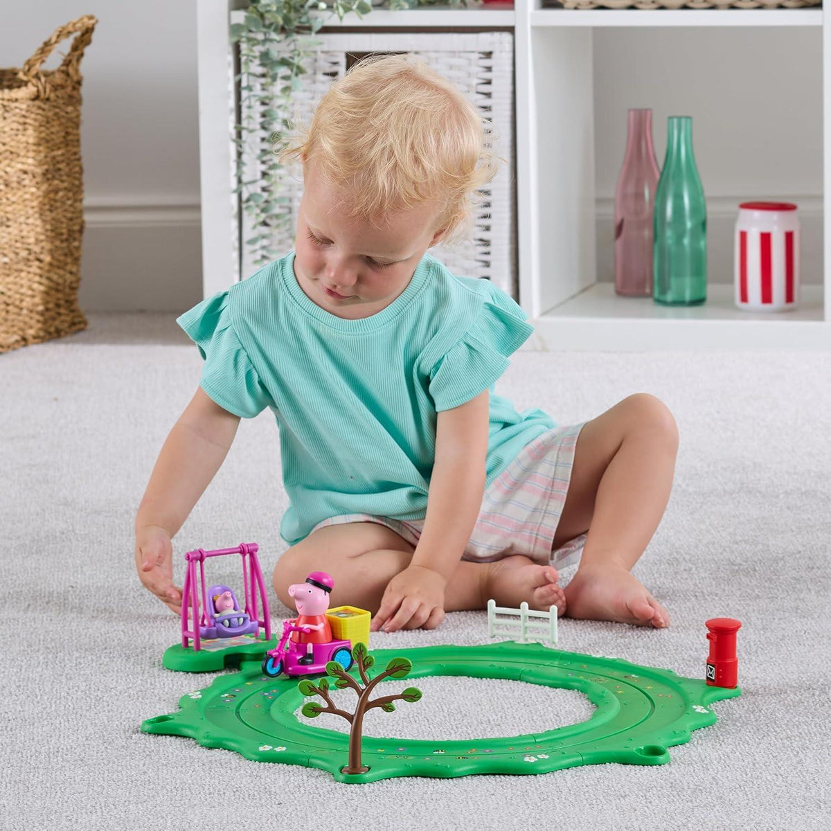 Peppa Pig Whizz Around Peppa & Evie Fun in the Park Playset