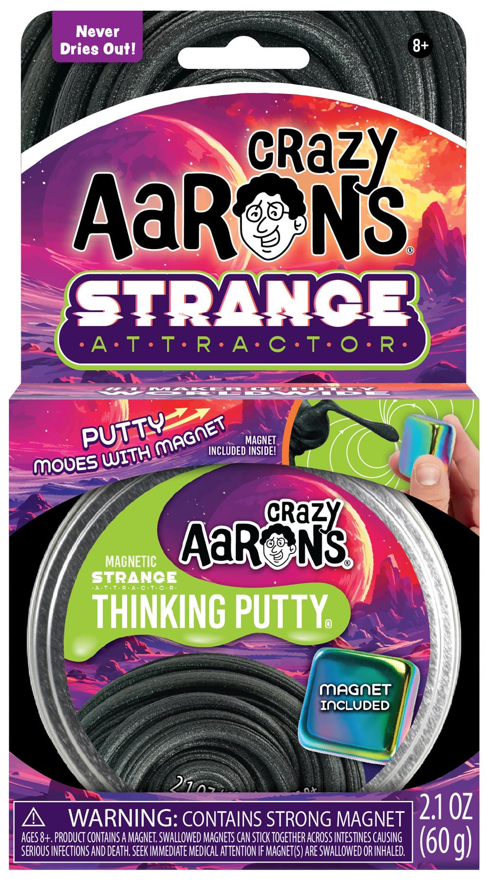 Crazy Aaron's Thinking Putty 3.5-Inch - Magnetic Strange Attractor