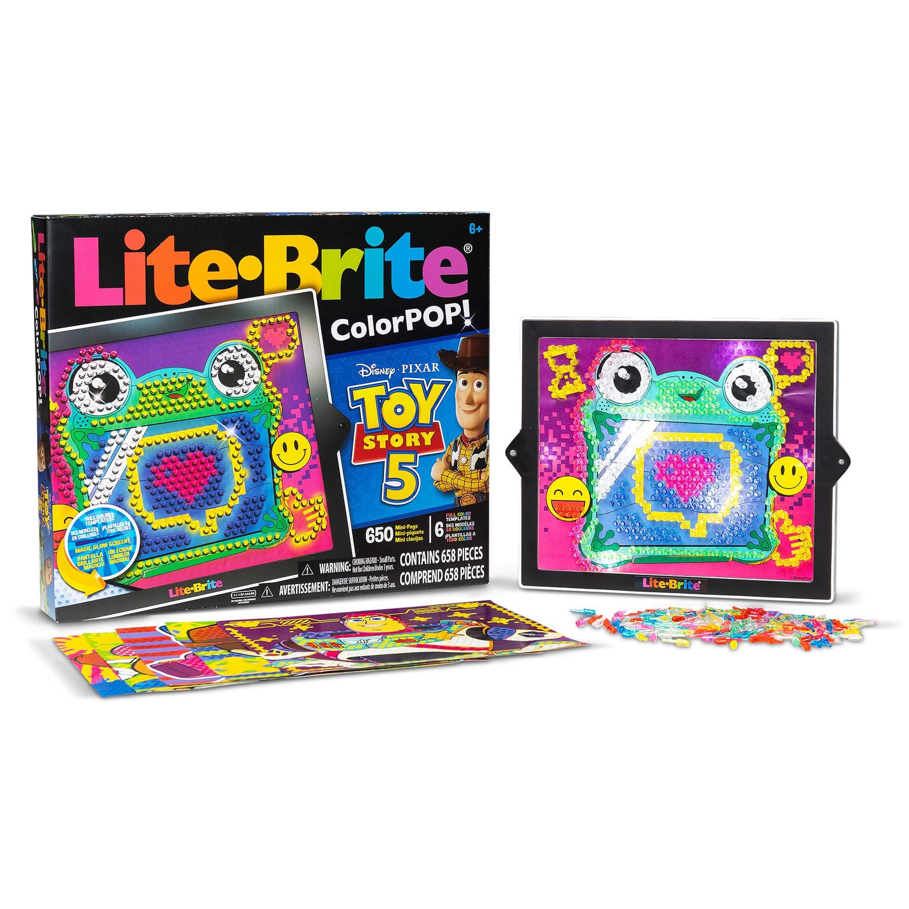 Lite-Brite ColorPop Toy Story 5 Light-Up Art Set