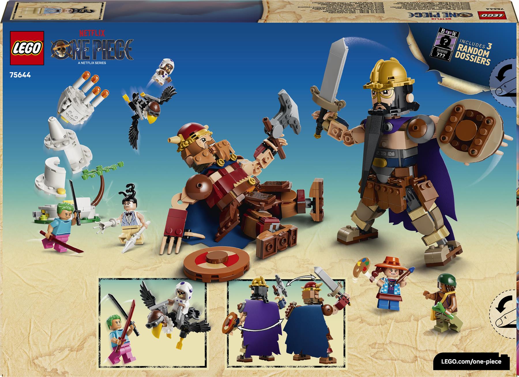 LEGO One Piece Dorry vs. Brogy Giants of Little Garden 75644