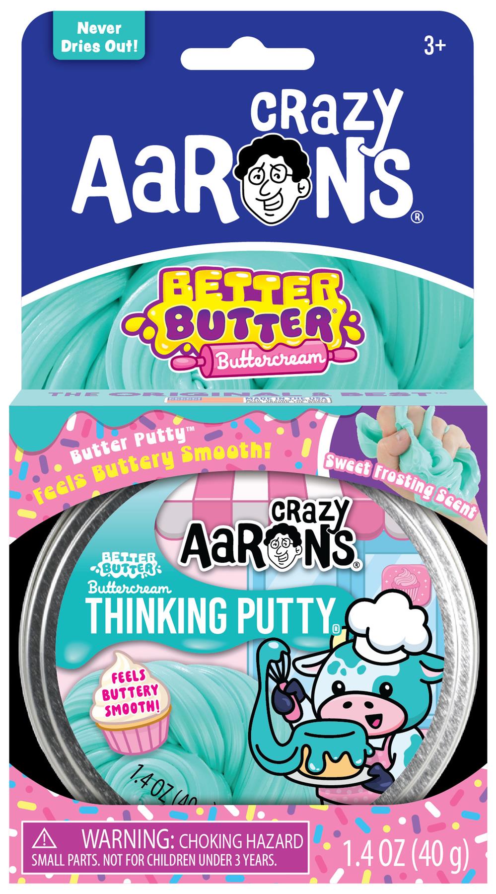 Crazy Aaron's Thinking Putty 3.5-Inch - Better Butter Buttercream