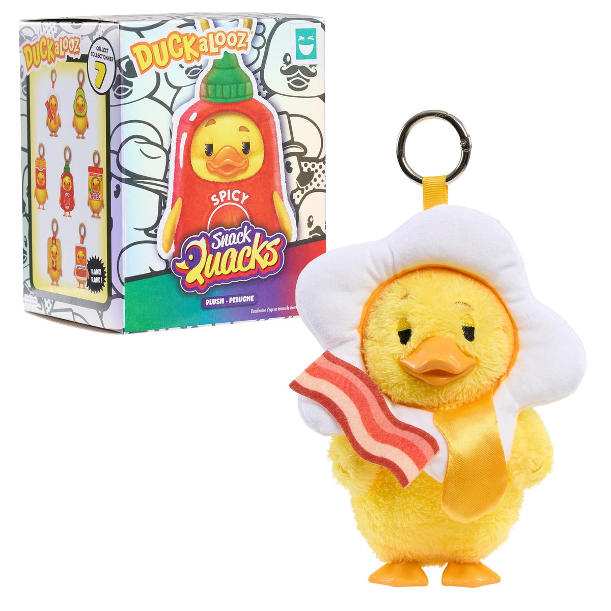 Duckalooz Snack Quack Clip-On Plush Duck Assortment