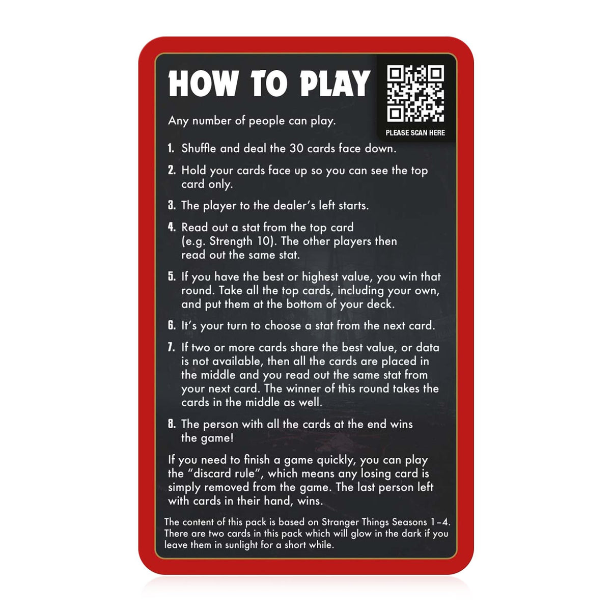 Top Trumps Stranger Things Card Game