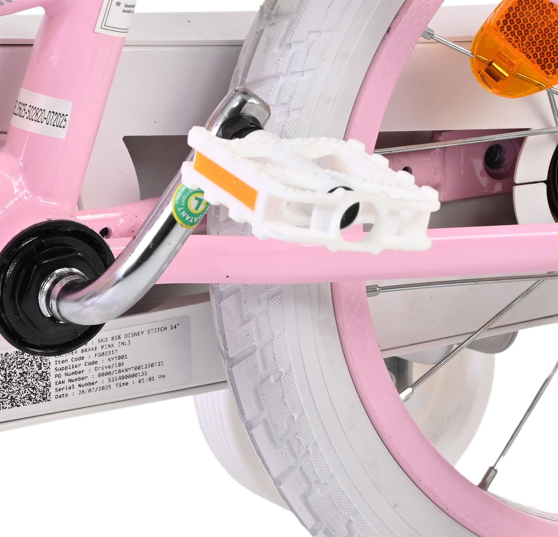 Disney Stitch Children's 14 Inch Bike - Pink