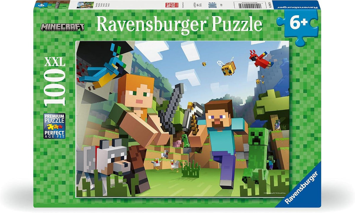 Ravensburger Minecraft 100-Piece Jigsaw Puzzle