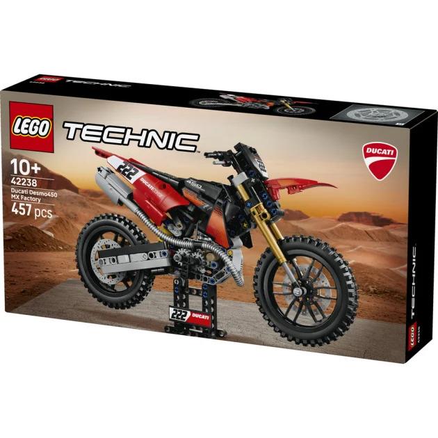 LEGO Technic Ducati Desmo450 MX Factory Motorcycle 42238