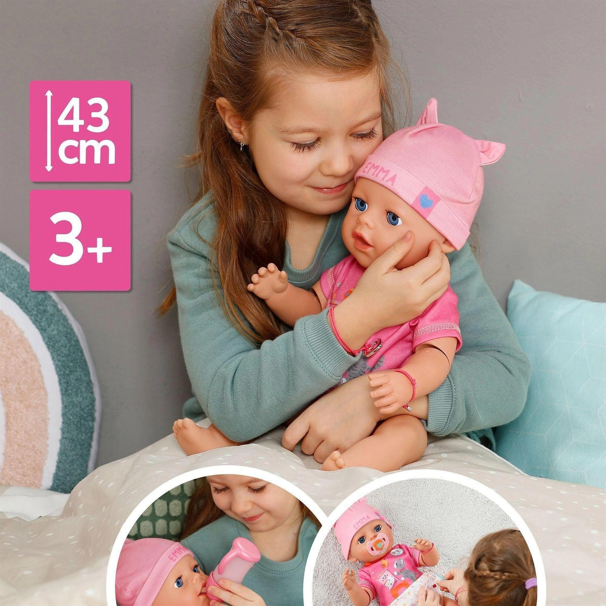 BABY born Click and Play 43cm Doll - Emma