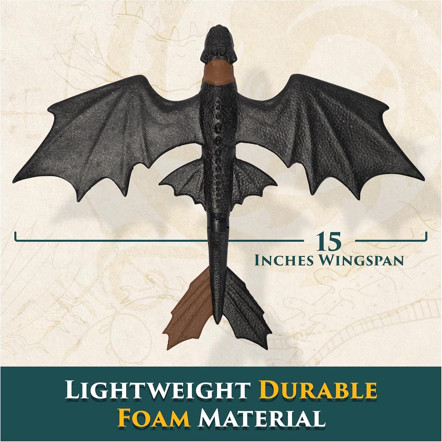 How to Train Your Dragon Toothless Crossbow Launch Flying Stunt Glider