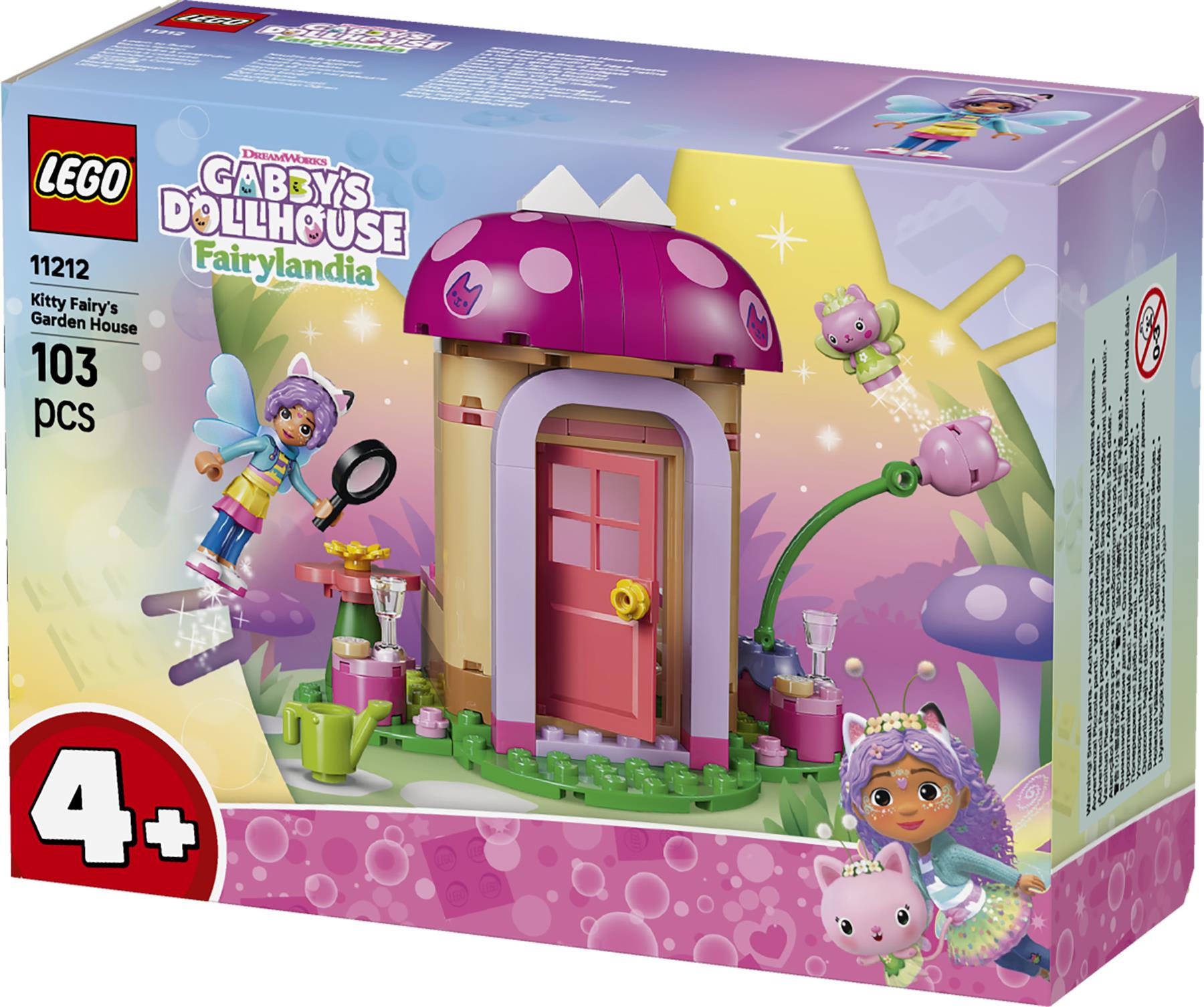 LEGO Gabby's Dollhouse Kitty Fairy's Garden House 11212