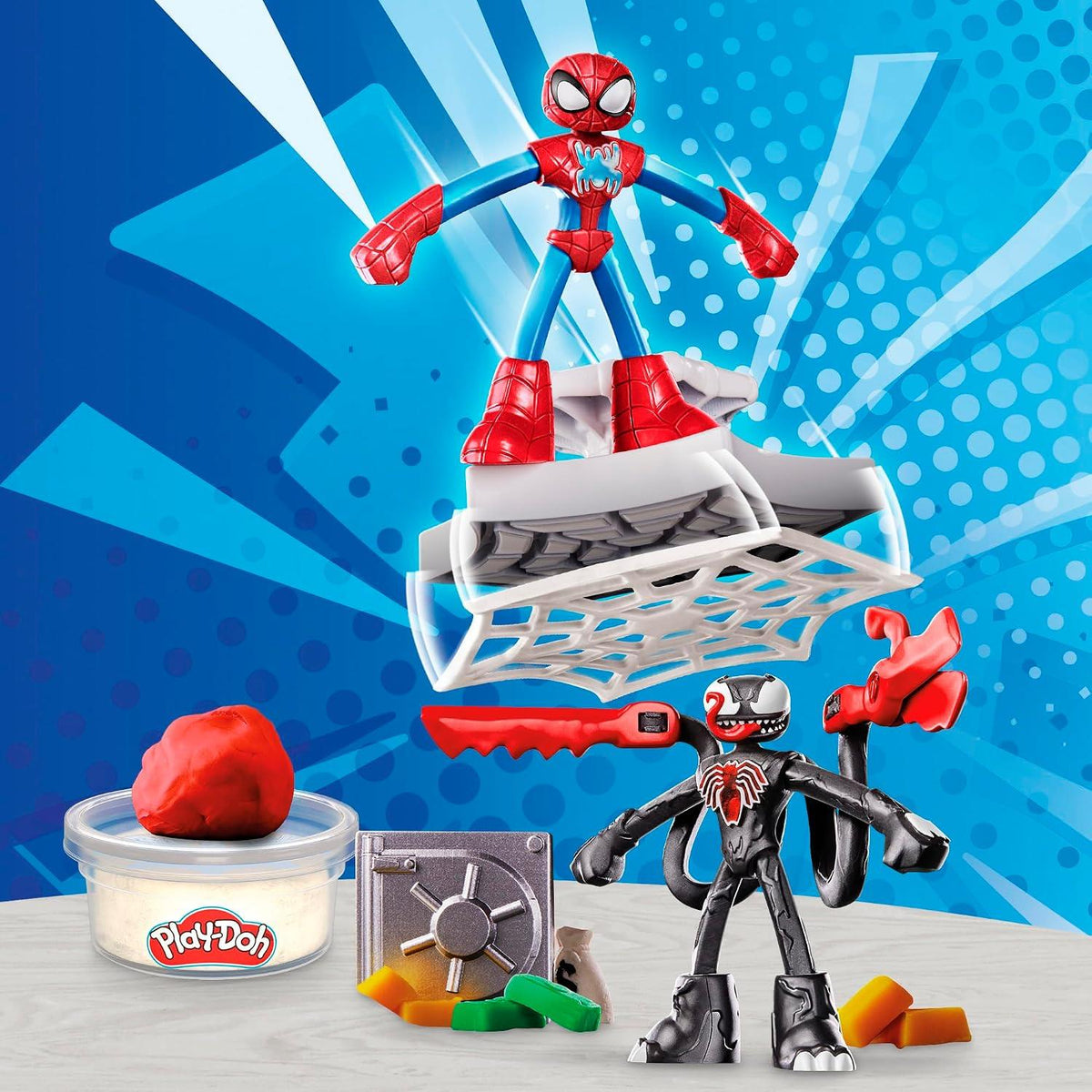 Play-Doh Spider-Man Launch & Slice Battle Playset