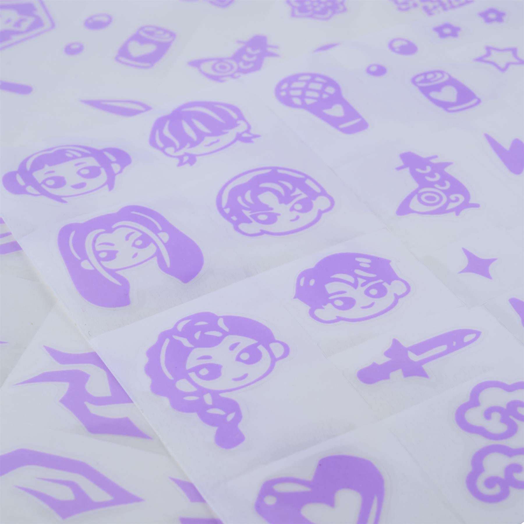 Cool Maker, KPop Demon Hunters Shimmer Foil Tattoos