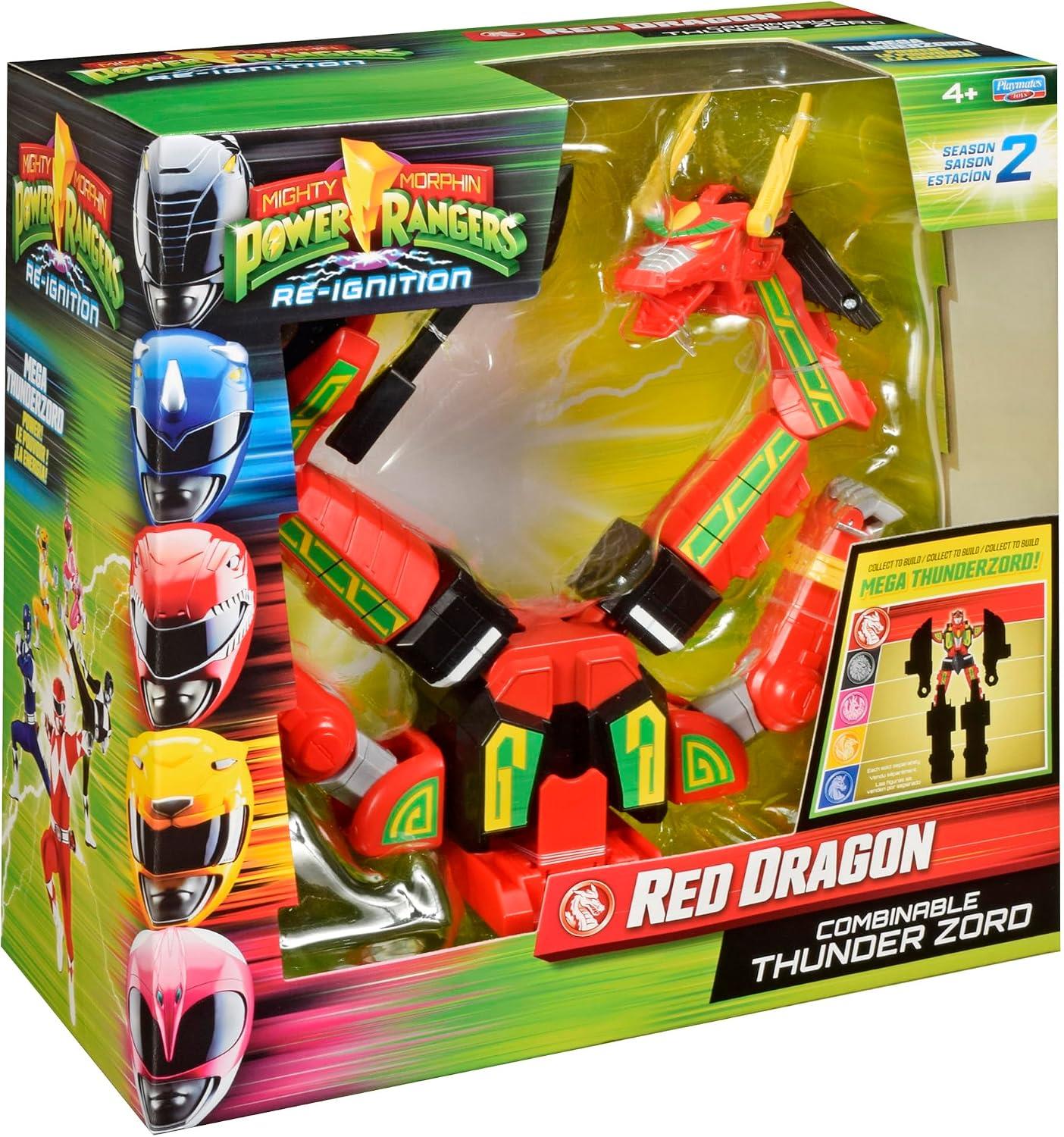 Power Rangers Mighty Morphin Zord Action Figure - Red Dragon