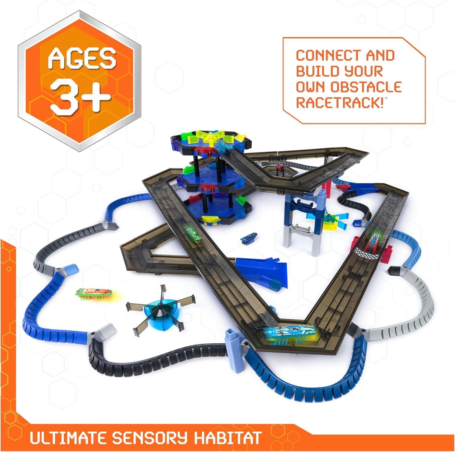 Hexbots Nanotopia 130-Piece Set with 7 Nano Bots