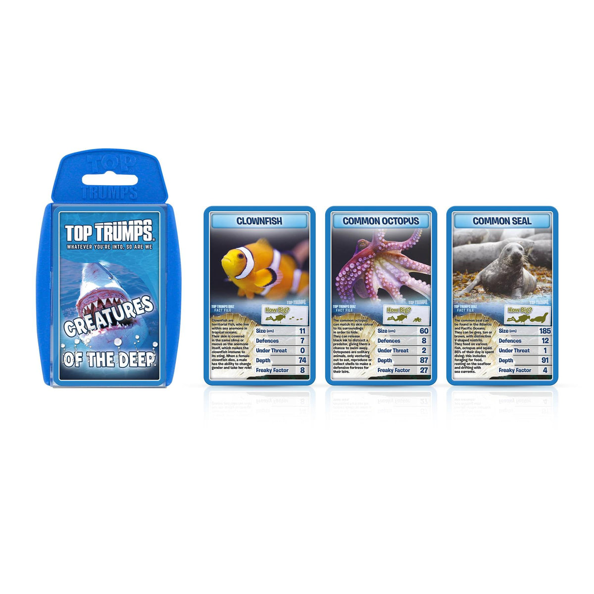 Top Trumps Creatures of the Deep Card Game