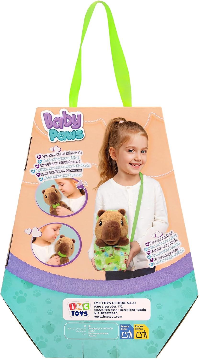 Baby Paws Capybara Interactive Plush