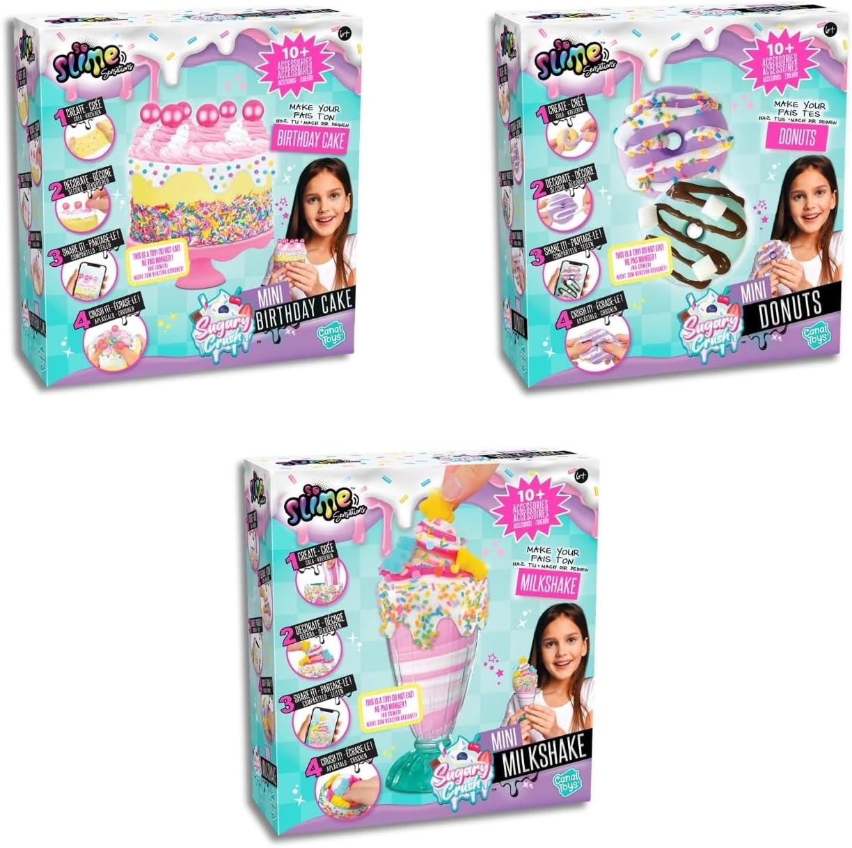 Sugary Crush Mini Donut, Birthday Cake, Milkshake Assortment