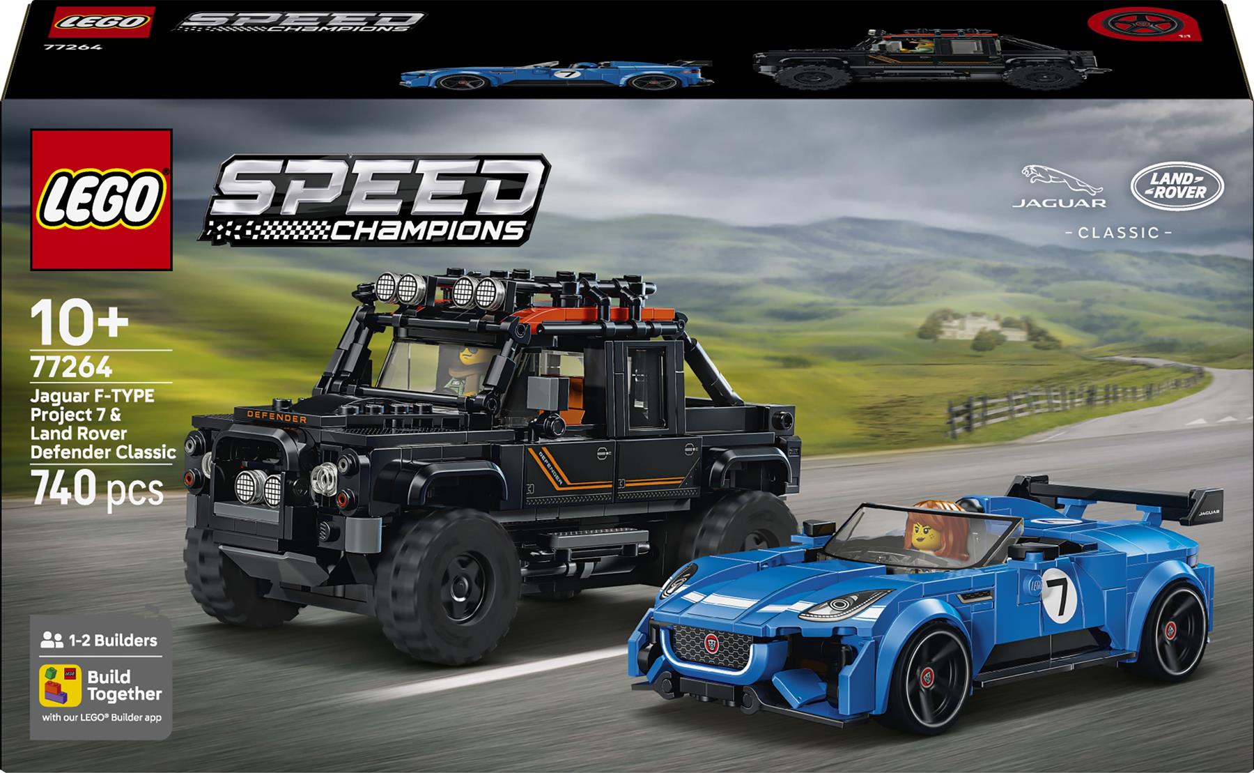 LEGO Speed Champions Jaguar Project 7 & Land Rover Defender 77264