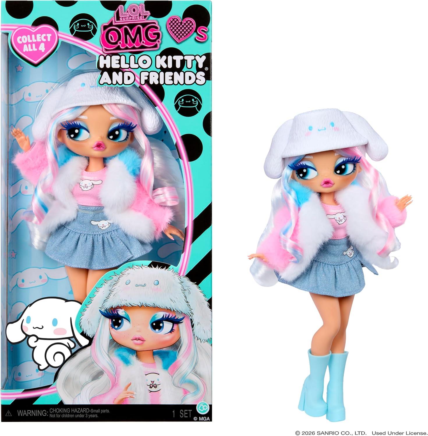 L.O.L. Surprise O.M.G. Loves Hello Kitty & Friends Doll - Cinnamoroll