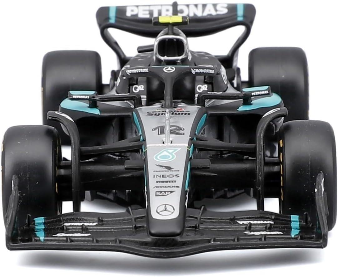 Bhurago Formula 1 1:43 Die-Cast Scale Race Car - AMG Petronas
