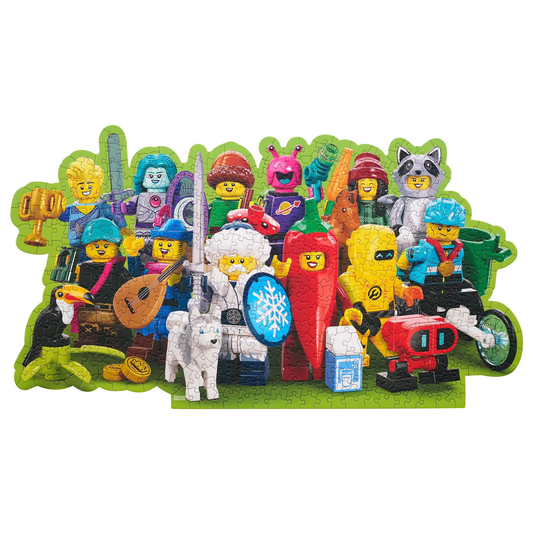 LEGO Minifigures 500-Piece Assorted Collage Jigsaw Puzzle