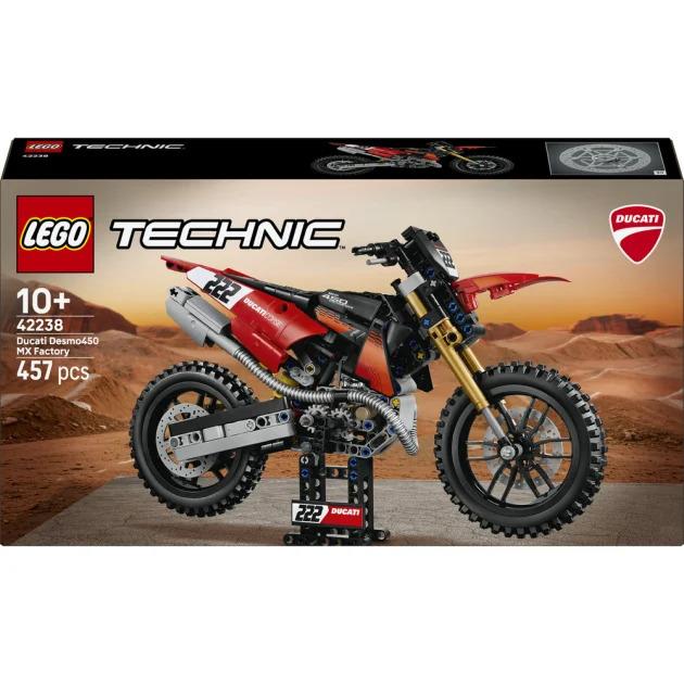LEGO Technic Ducati Desmo450 MX Factory Motorcycle 42238