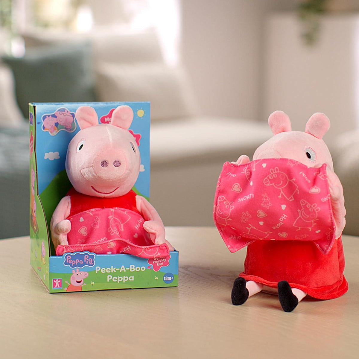 Peppa Pig Peek-a-Boo Interactive Plush