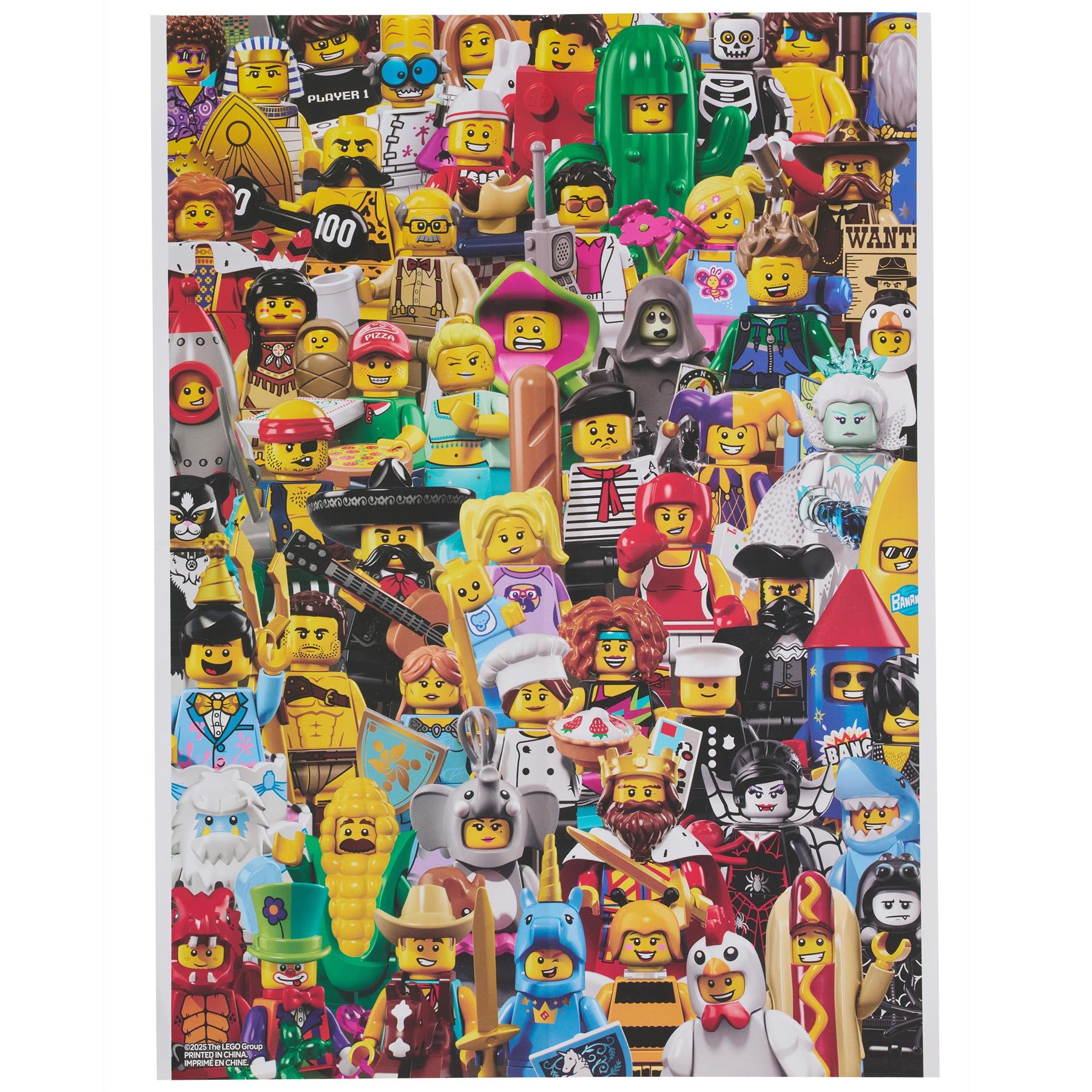 LEGO Minifigures 500-Piece Assorted Collage Jigsaw Puzzle