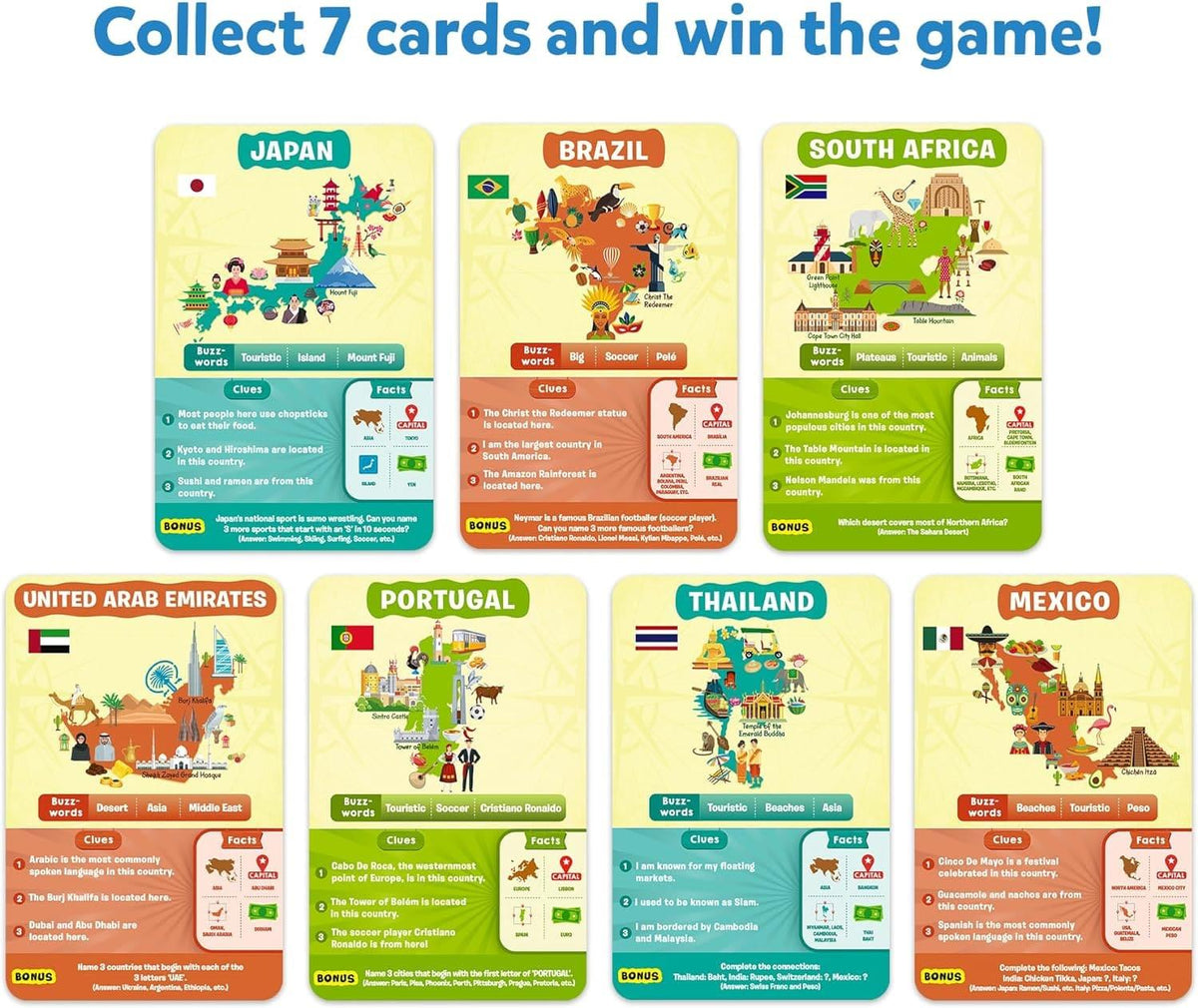 Skillmatics Guess in 10 Countries Around the World Card Game