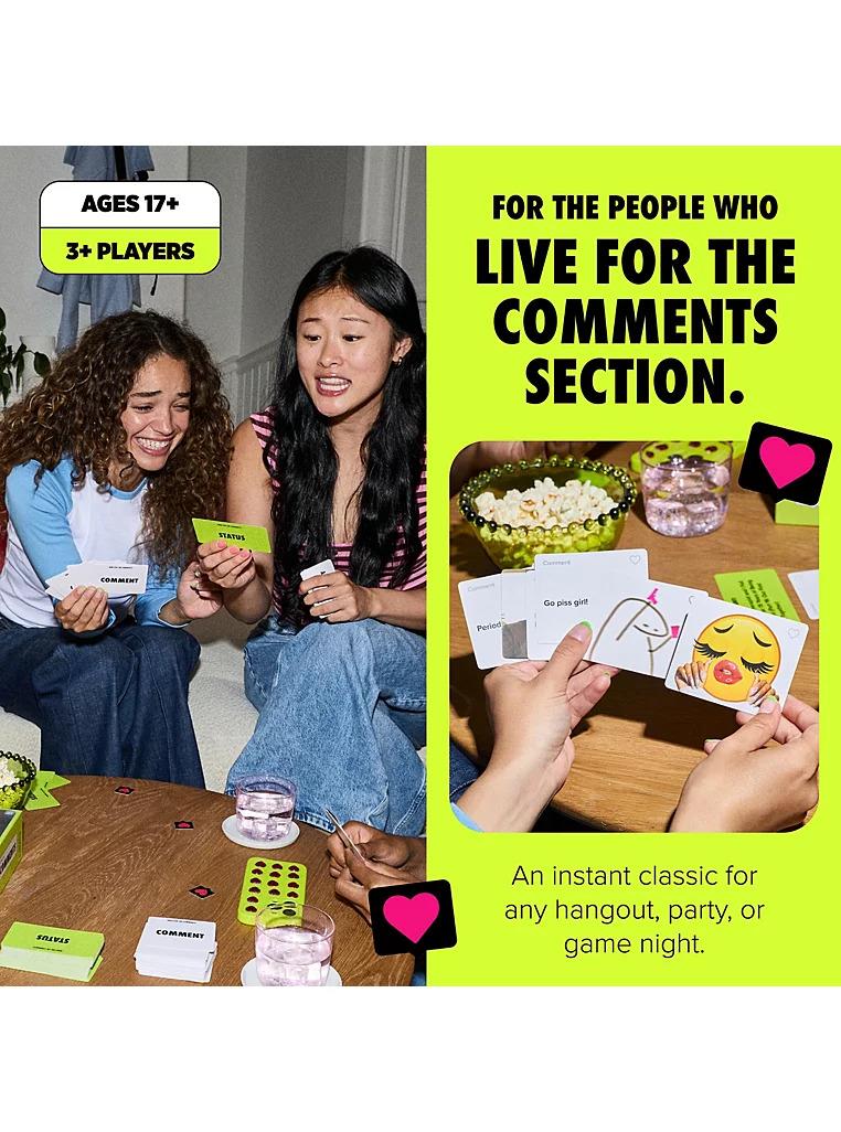 What Do You Meme? Here for the Comments Game