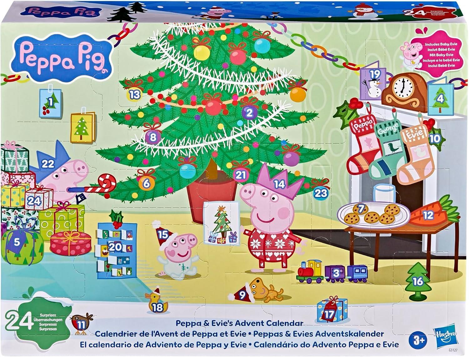 Peppa Pig Peppa's & Evie's Family Advent Calendar