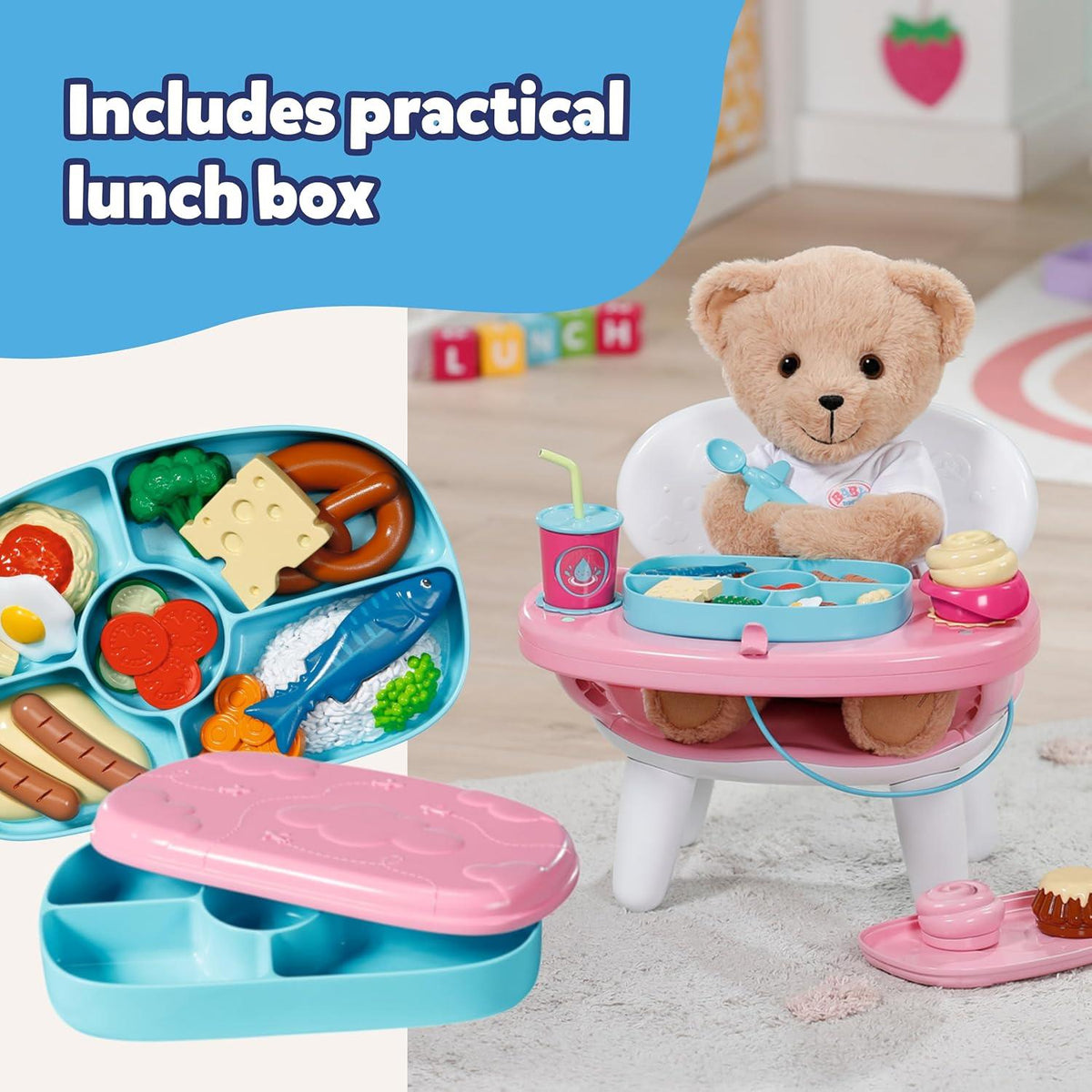 BABY born Lunch Time Table with Lights & Sounds