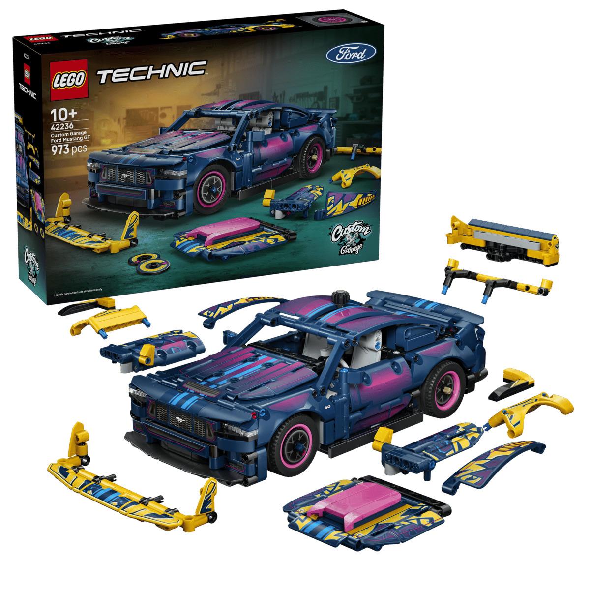 LEGO Technic Custom Garage Ford Mustang GT Car 42236