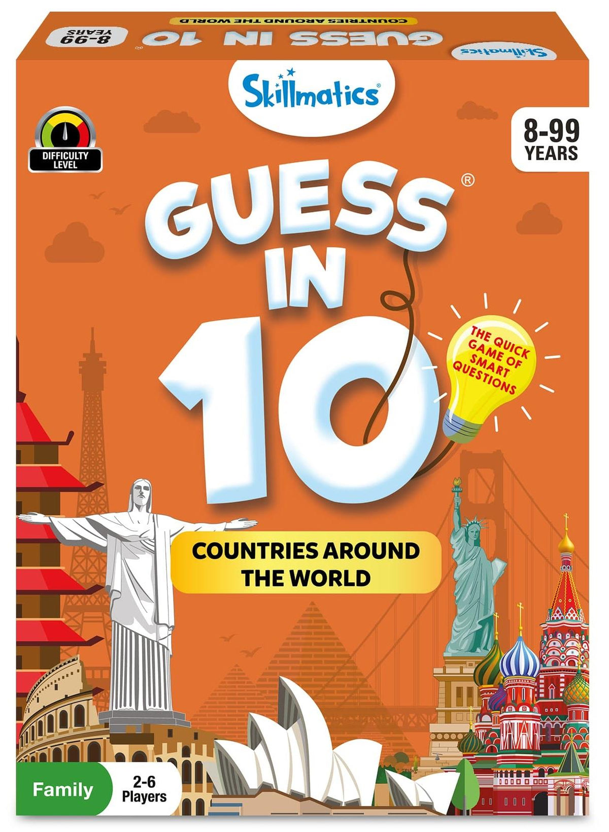 Skillmatics Guess in 10 Countries Around the World Card Game