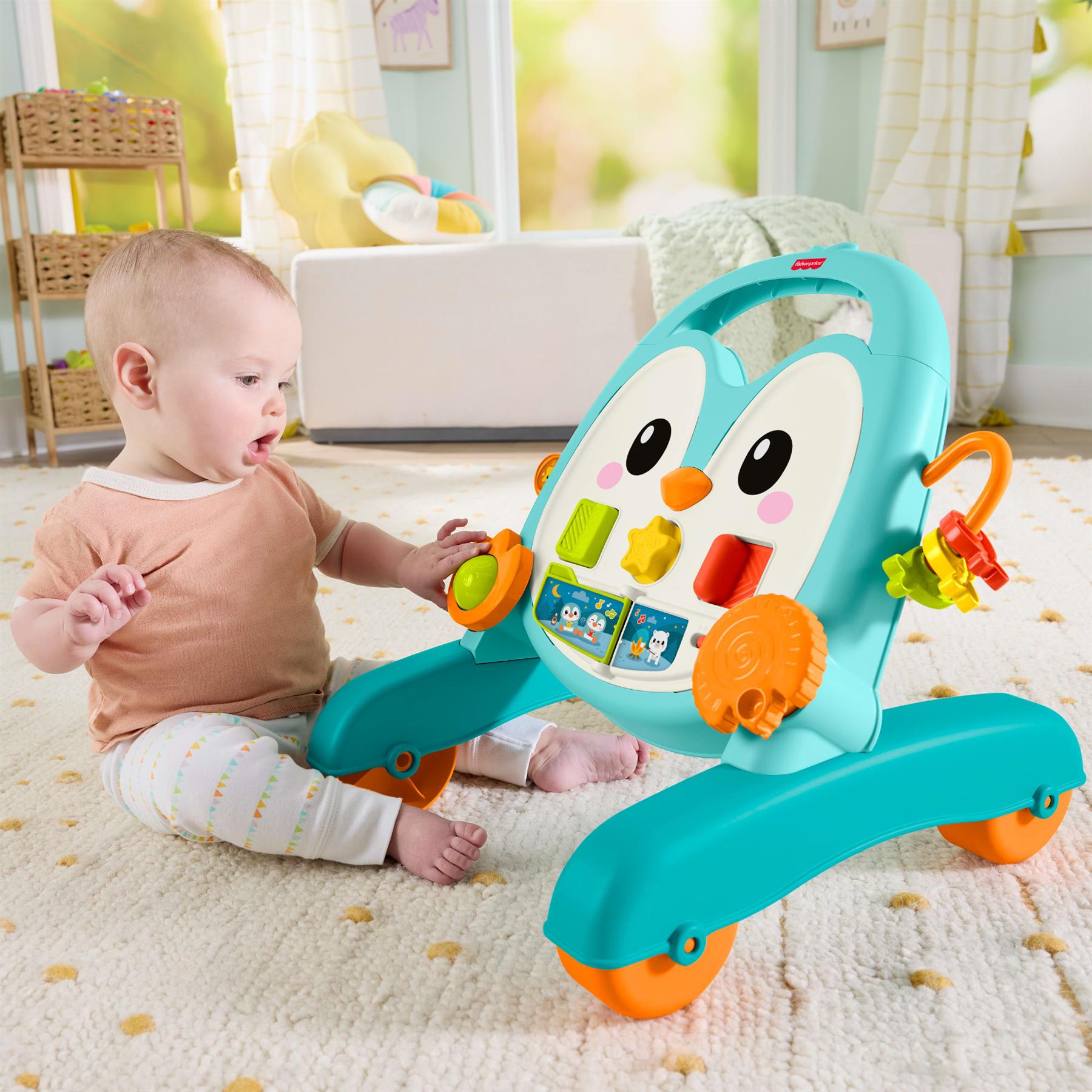 Fisher-Price 2-in-1 Musical Penguin Activity Walker