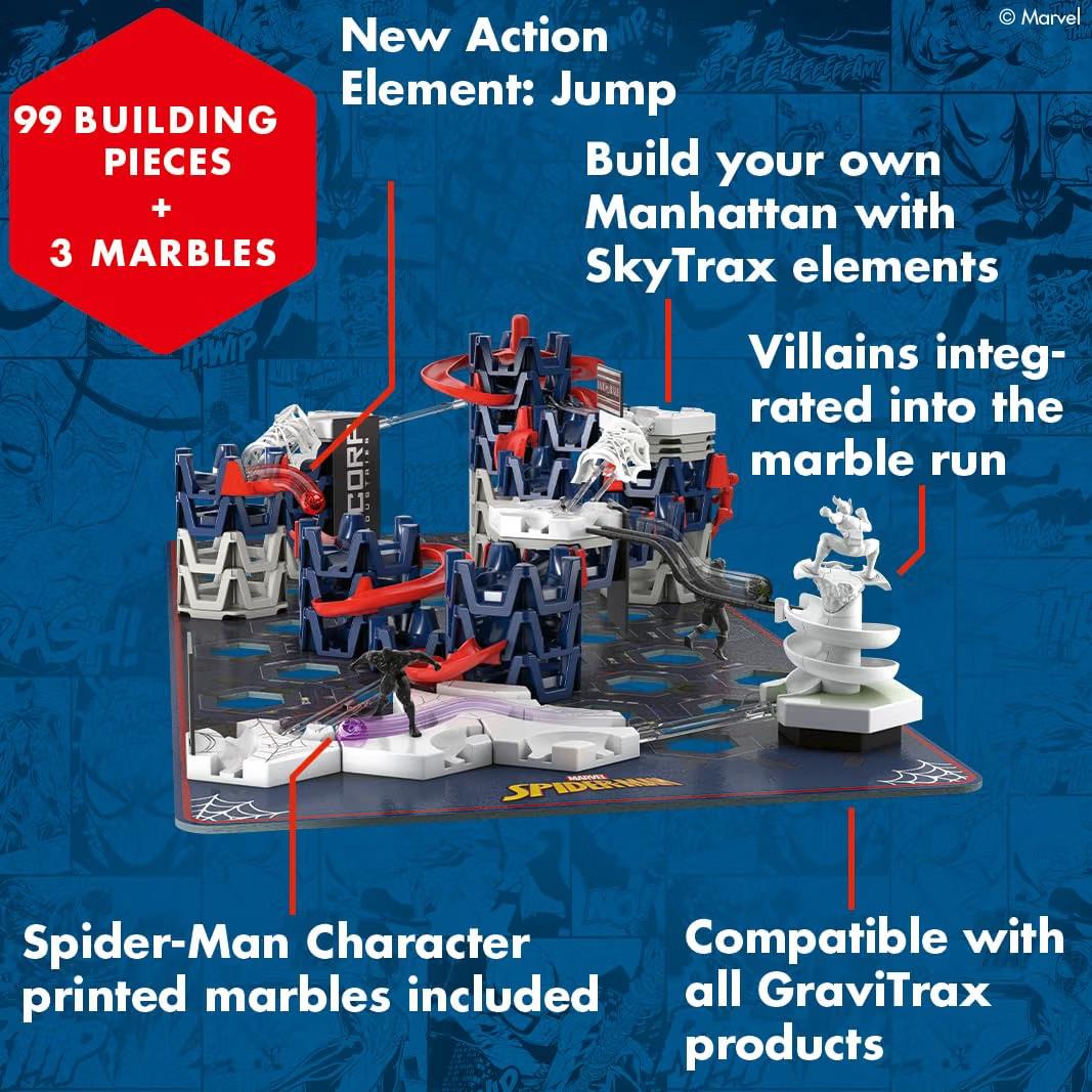 GraviTrax Marvel Spider-Man Action Set