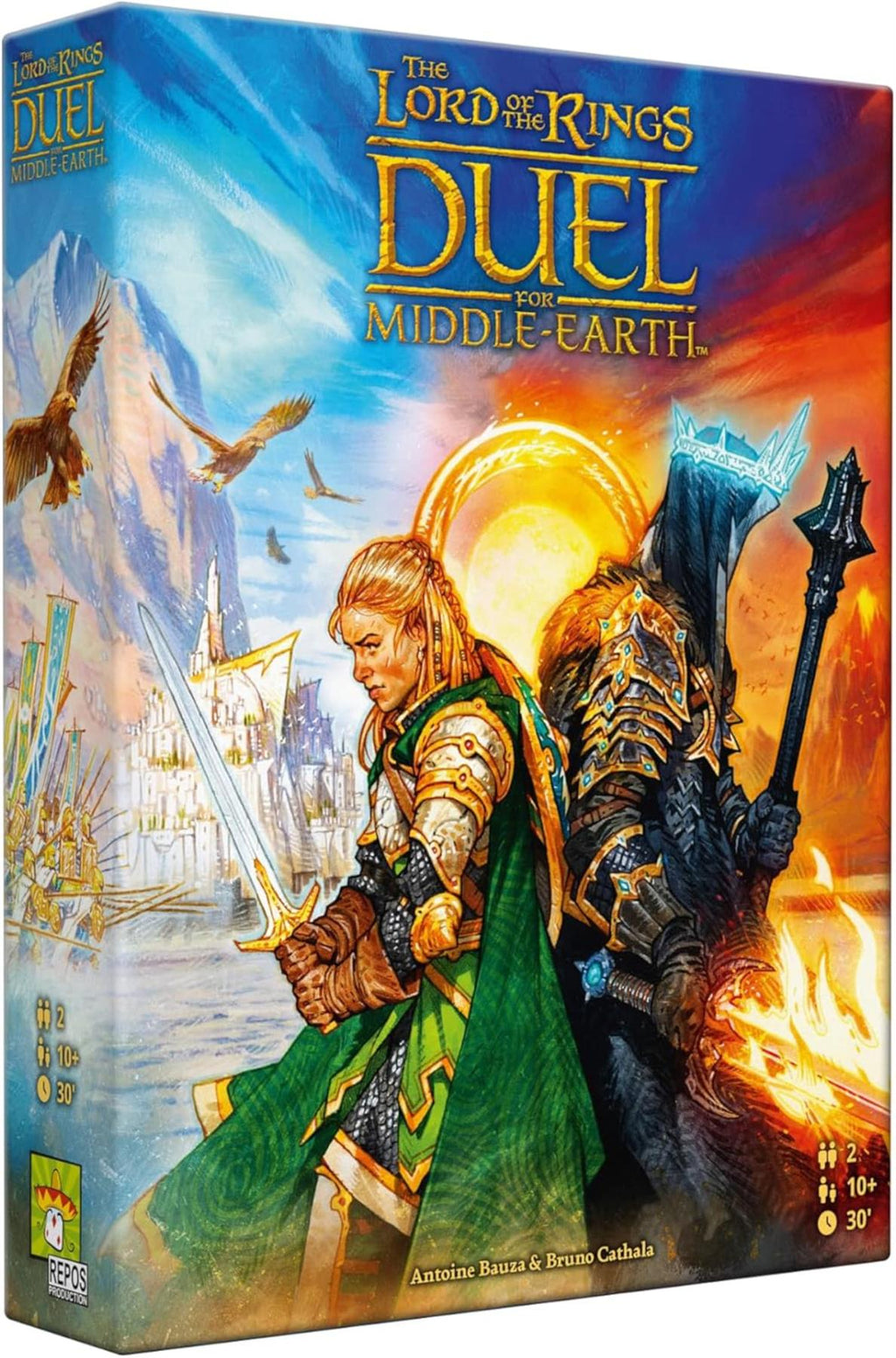 The Lord of the Rings: Duel for Middle - Earth Board Game, Strategic two-player gameplay